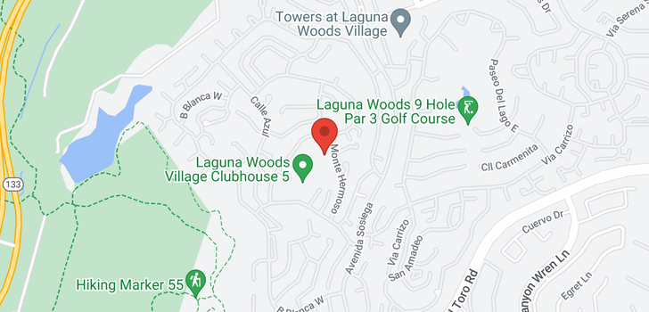 map of 3365 Punta Alta Unit #3, Laguna Woods, CA 92637